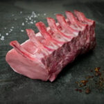 Schweinekarree vom regionalen Duroc-Schwein