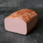 Leberkäse halbiert gegart vac