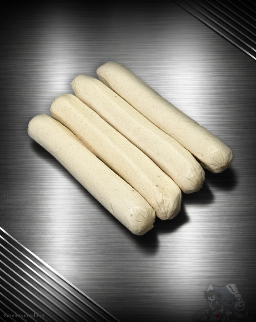 Berliner Currywurst ohne Darm