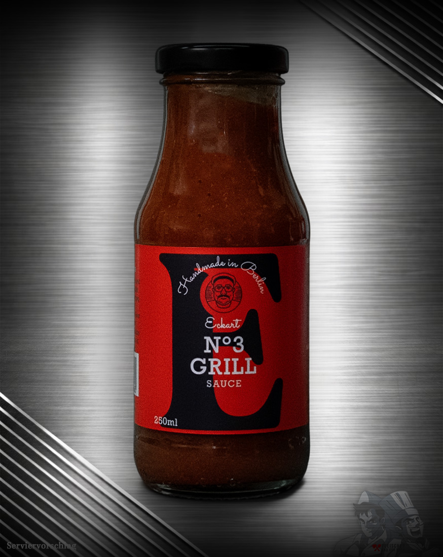 Eckart Grill Sauce No. 3 Flasche Premium BBQ Sauce würzig-süß bei Fleischer und der Koch