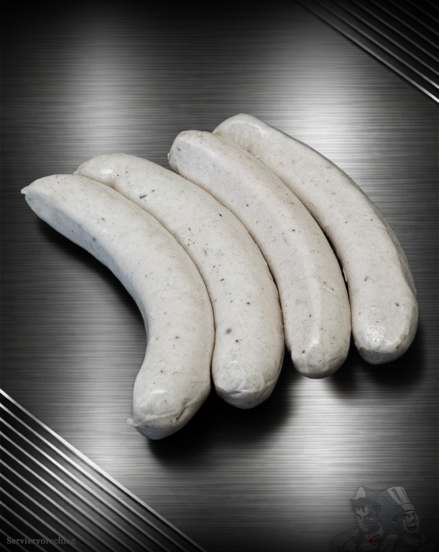 Original Thüringer Rostbratwurst (g.g.A.) frisch gegrillt auf dem Rost