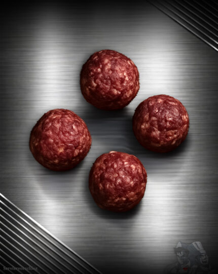 Smashburger Pommern Färse mit krosser Maillard-Kruste (10×100 g) vom Rind der Färse aus Pommern