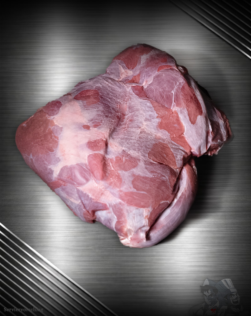 Ausgelöste Wildschweinkeule ohne Knochen aus Pommern
